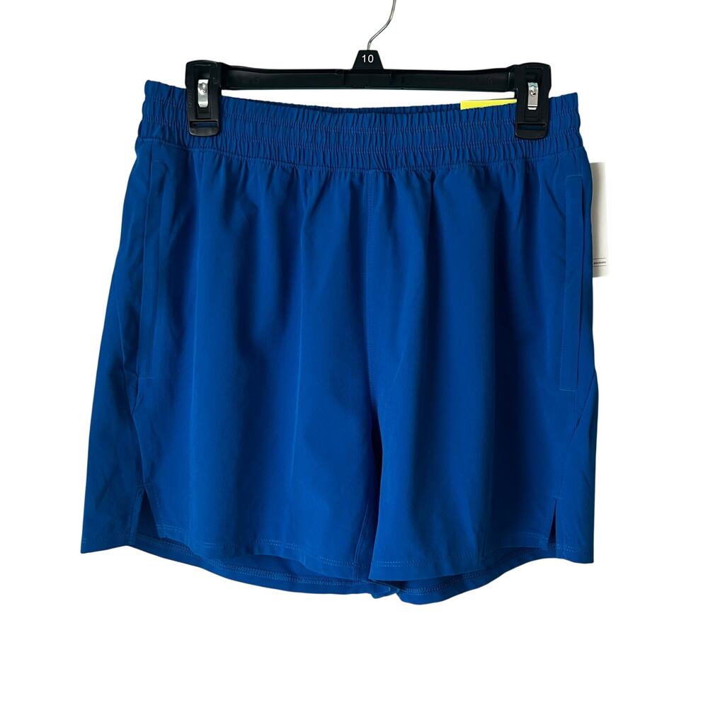 All In Motion Blue Run Shorts Size Medium 5" Drawstring Womens - New With Tags!